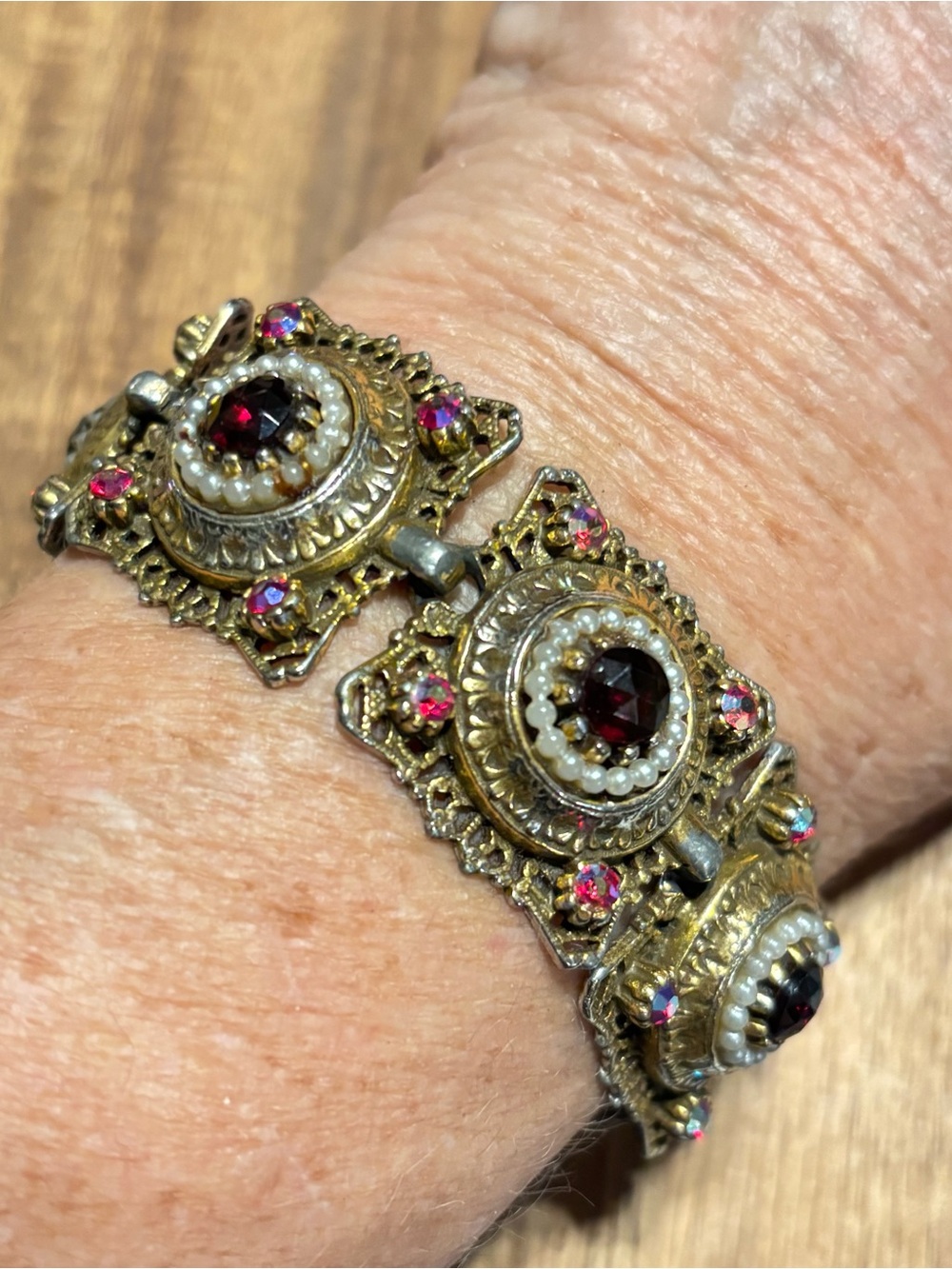 ART Victorian revival ornate bracelet